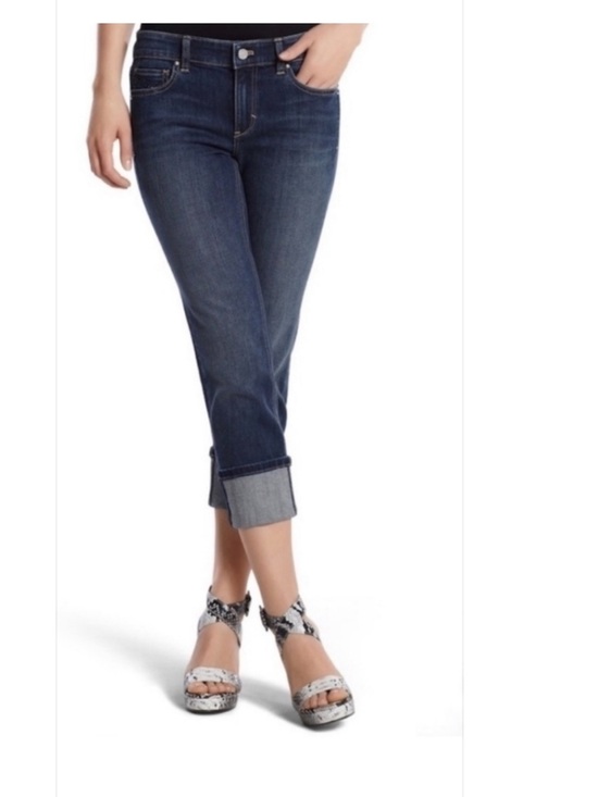 White House Black Market Denim - WHBM • NOIR Size 4 Cropped Denim Jeans